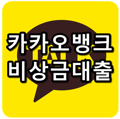 카카오뱅크 비상금대출 텍스트 이미지
